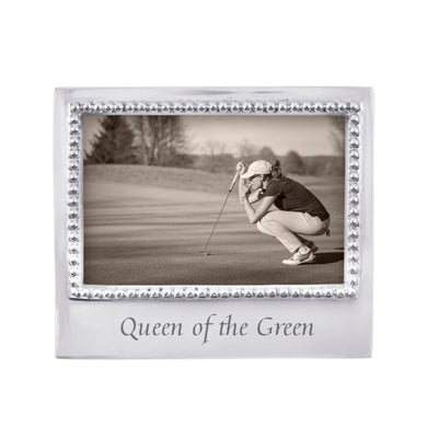 Mariposa Queen of the Green 4" x 6" Beaded Statement Frame Picture Frames Mariposa 