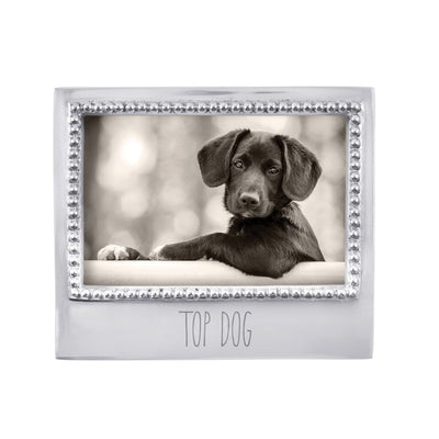 Mariposa TOP DOG Beaded 4" x 6" Frame Picture Frames Mariposa 