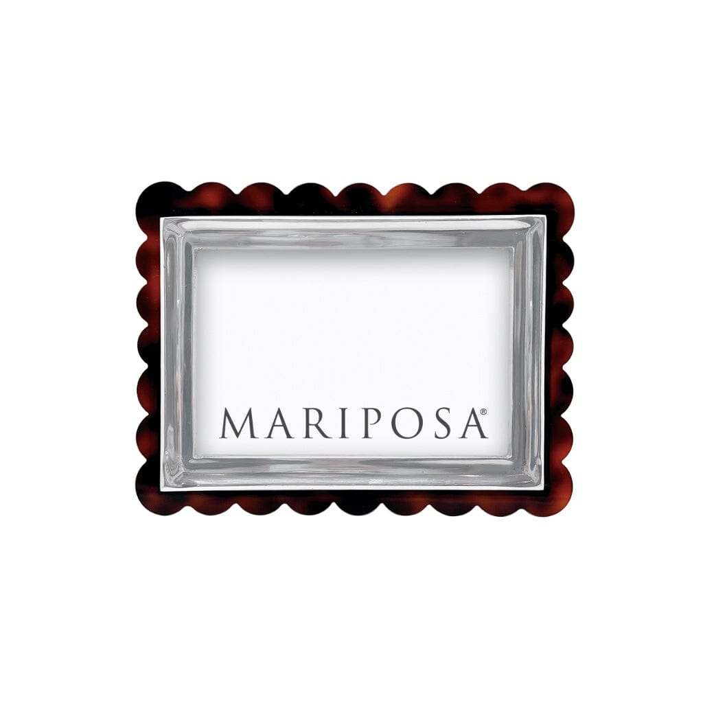 Mariposa Tortoise Scallop Signature 4" x 6" Frame Picture Frames Mariposa 