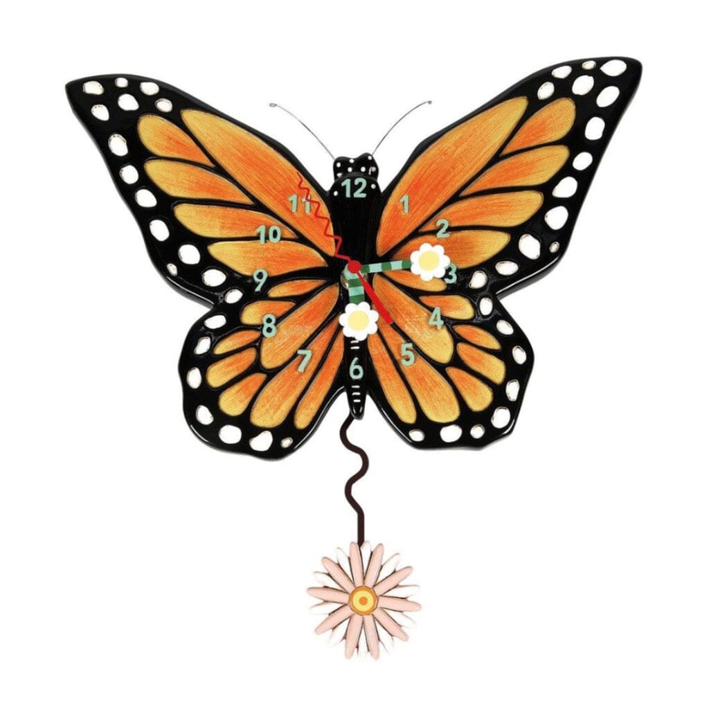Allen Designs Spread Your Wings Butterfly Clock Allen Designs 