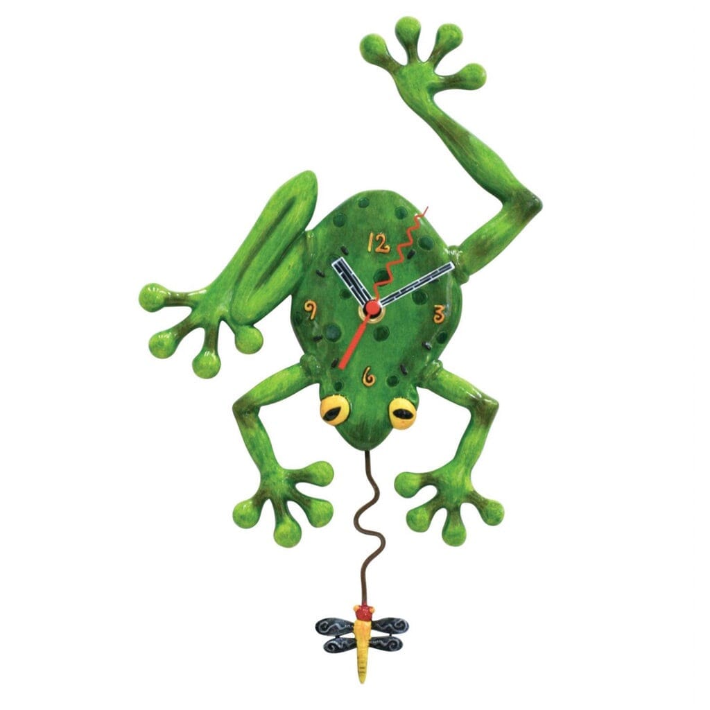 Allen Designs Frog & Fly Clock Allen Designs 