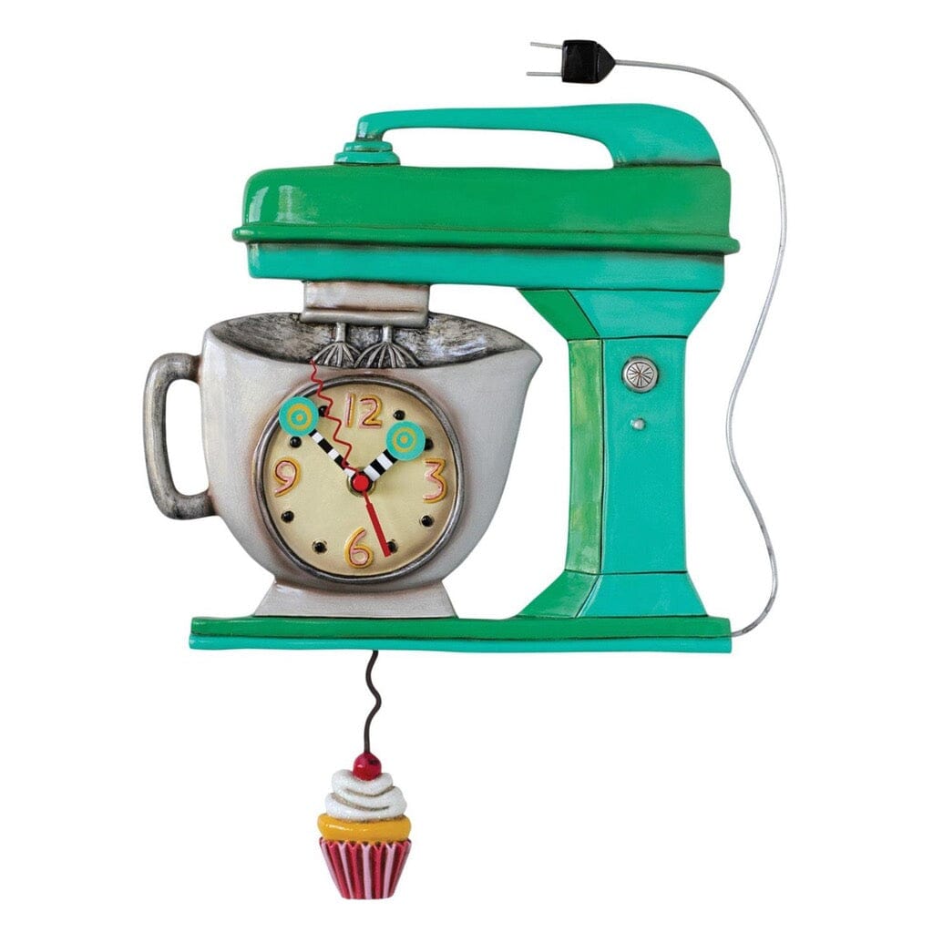 Allen Designs Vintage Green Mixer Clock Allen Designs 