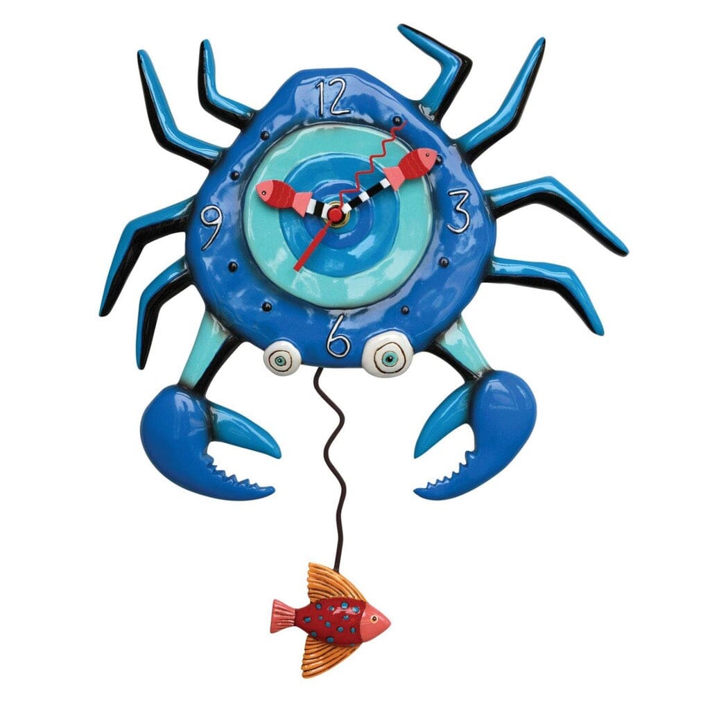 Allen Designs Blue Crab Clock Allen Designs 
