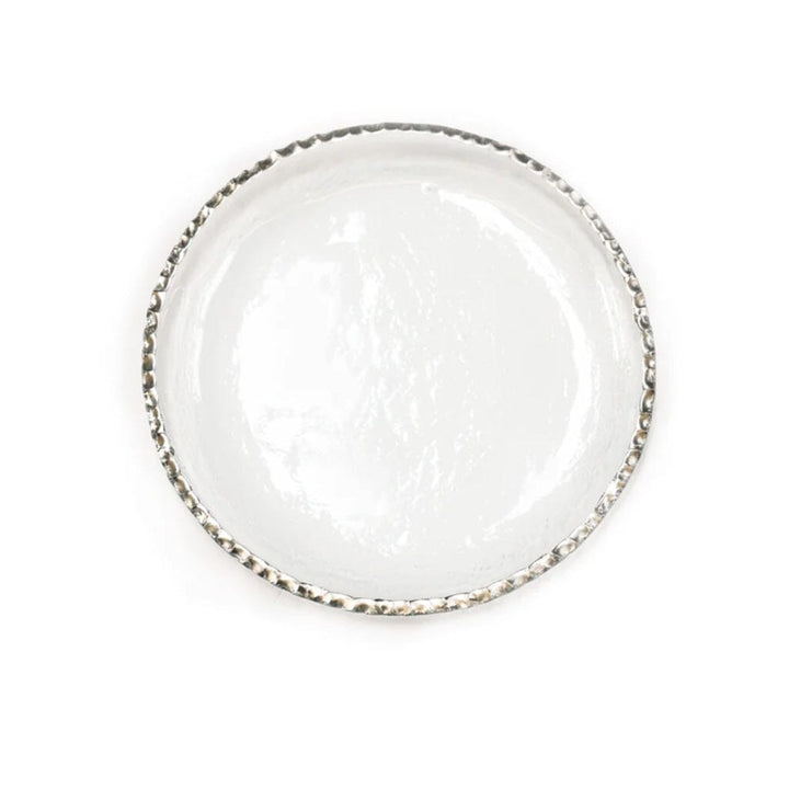 Annieglass Edgey Salad Plate - 8.5" Dinnerware Annieglass Platinum 