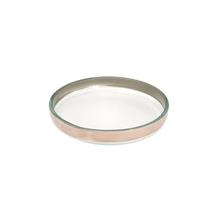 Annieglass Mod Small Round Plate - 6.5" Dinnerware Annieglass Platinum 