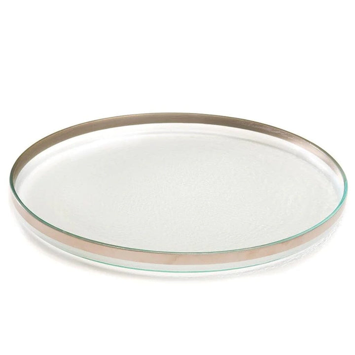 Annieglass Mod Round Platter - 16" Dinnerware Annieglass Platinum 