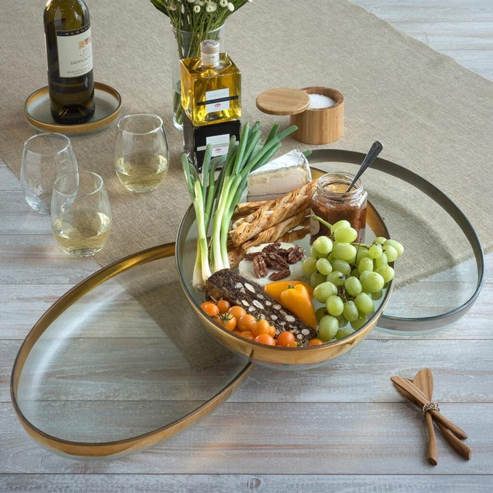 Annieglass Mod Large Oval Platter Dinnerware Annieglass 