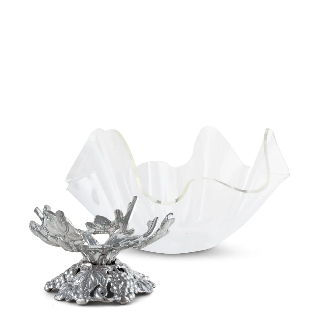 Arthur Court Acrylic Bowl 11 Inches - Grape Stand Bowls Arthur Court 