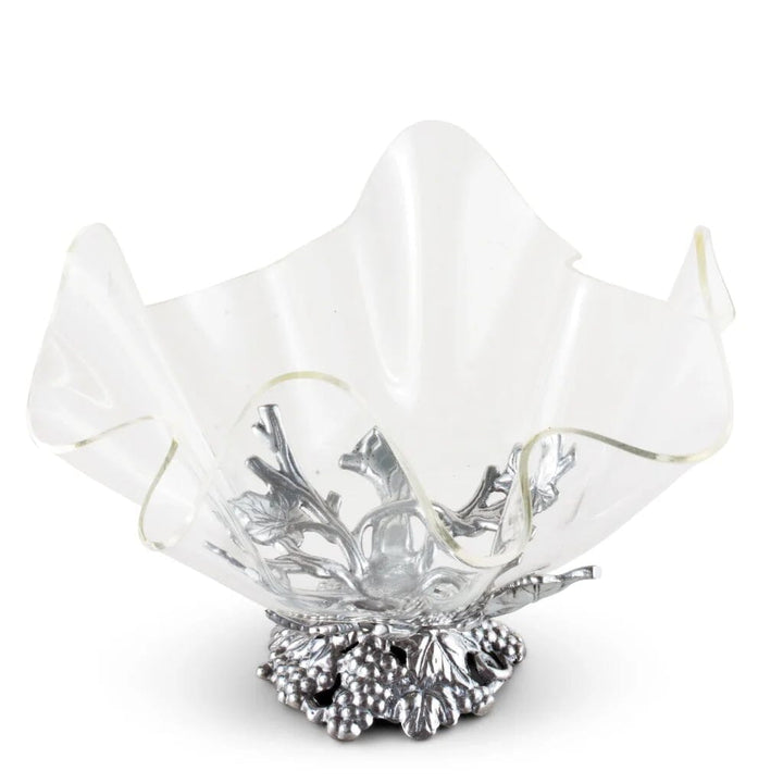 Arthur Court Acrylic Bowl 11 Inches - Grape Stand Bowls Arthur Court 