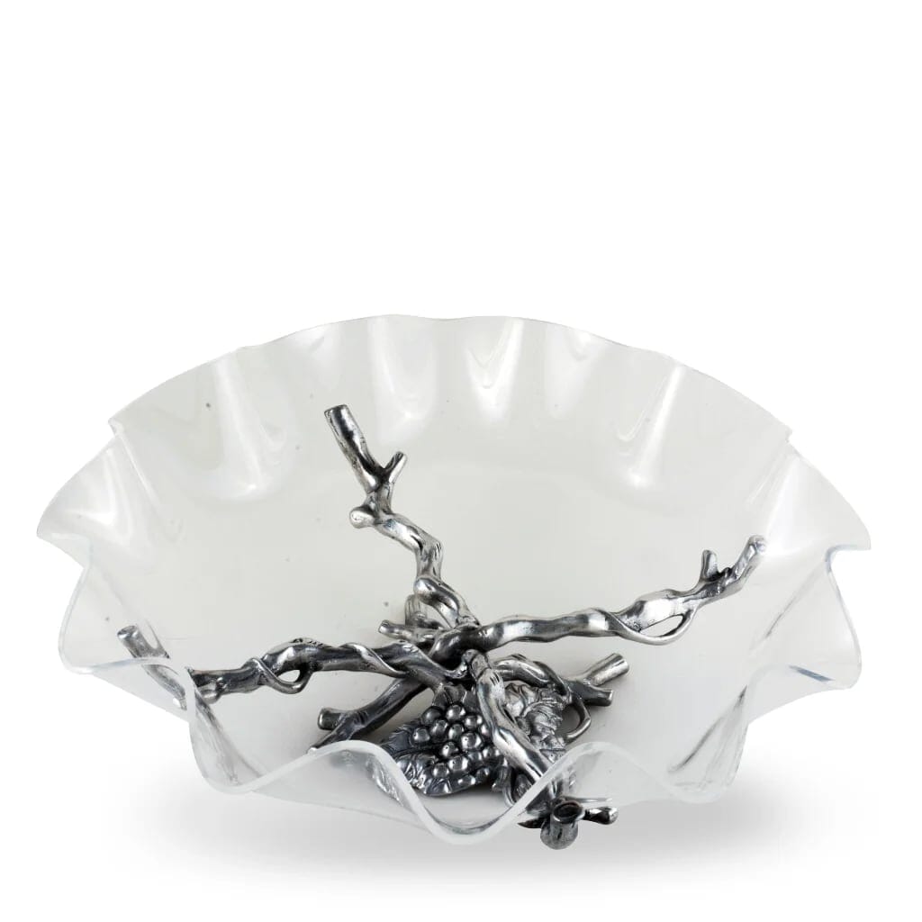 Arthur Court Acrylic Bowl 16 Inches - Grape Stand Bowls Arthur Court 