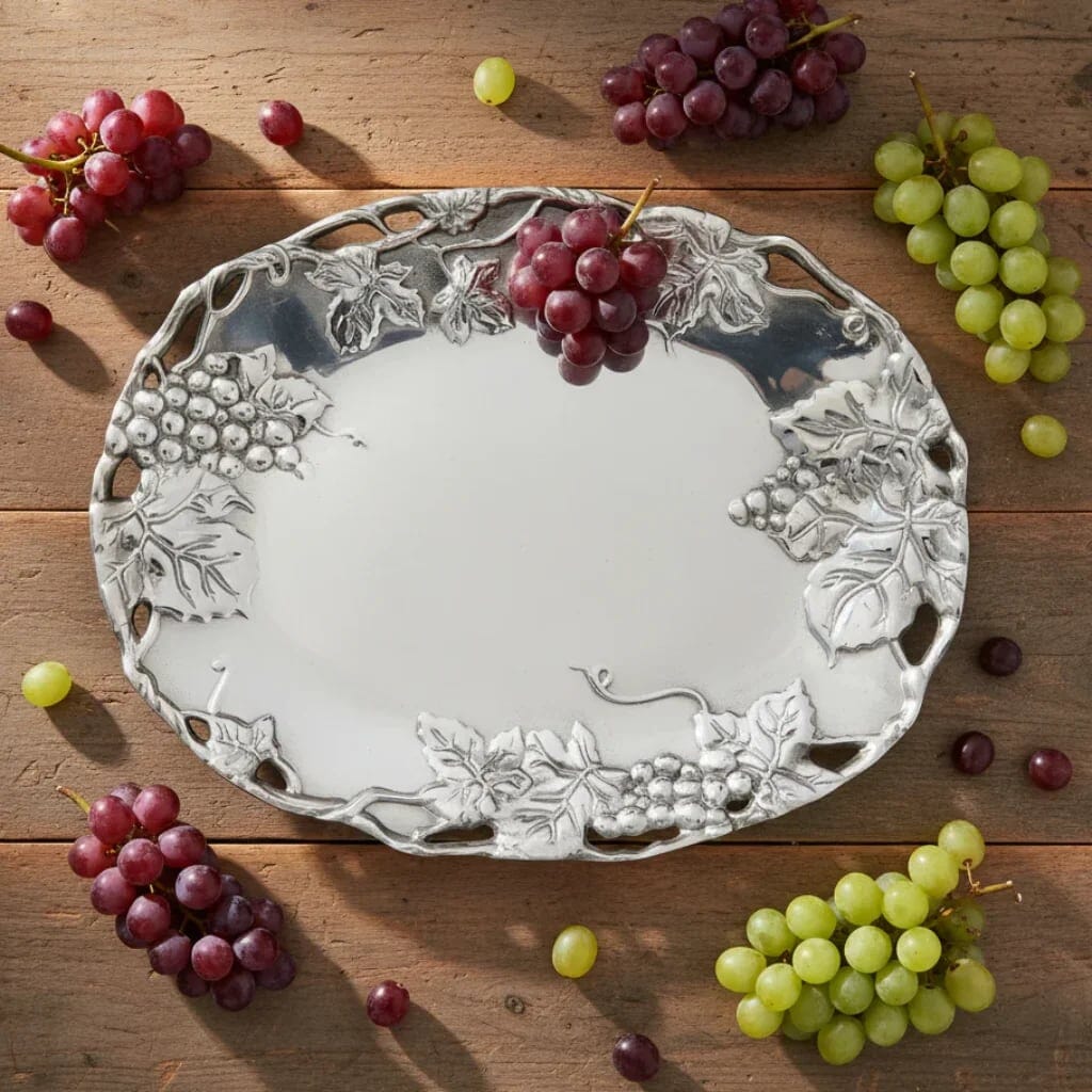 Arthur Court Oval Platter - Grape Platters Arthur Court 