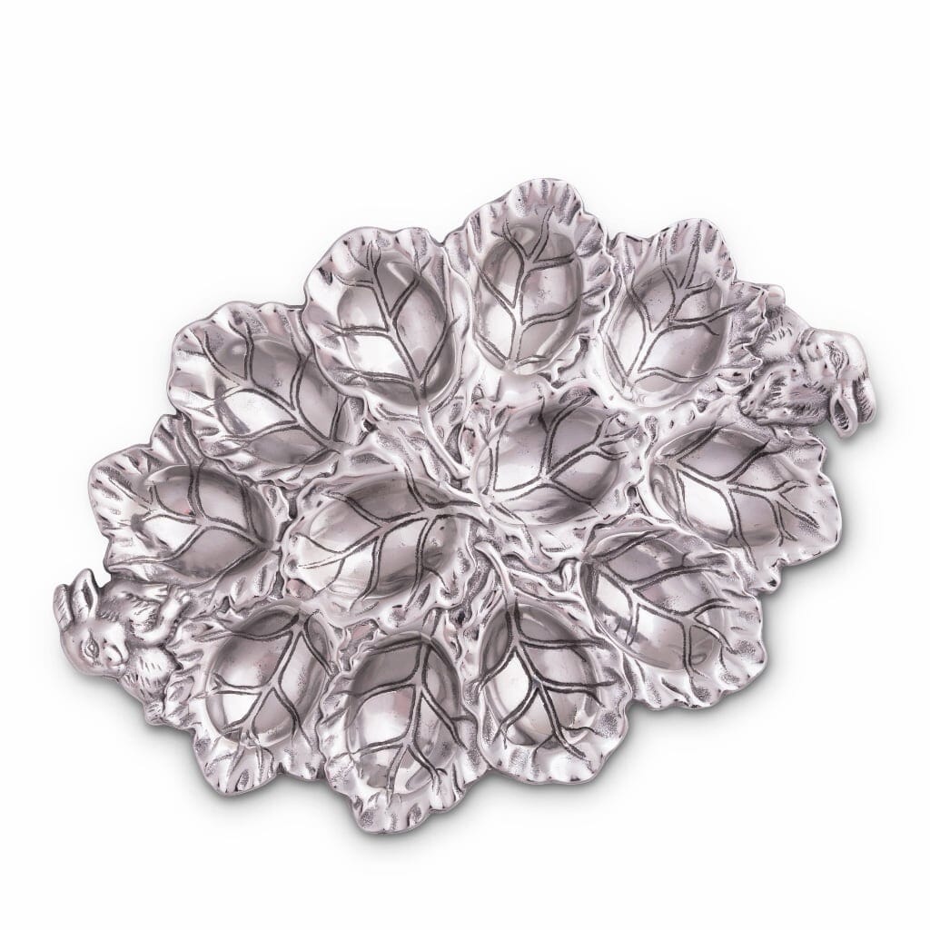 Arthur Court Deviled Egg Holder - Bunny Servers Arthur Court 