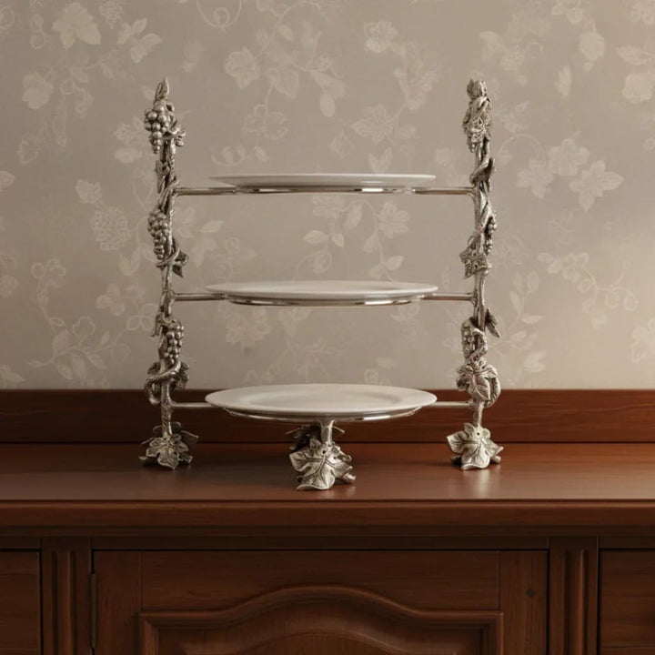 Arthur Court Dinner Plate Caddy - Grape Servers Arthur Court 