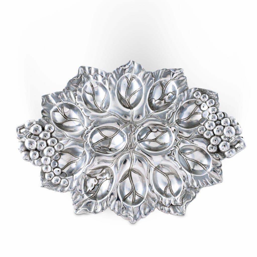 Arthur Court Deviled Egg Holder - Grape Servers Arthur Court 