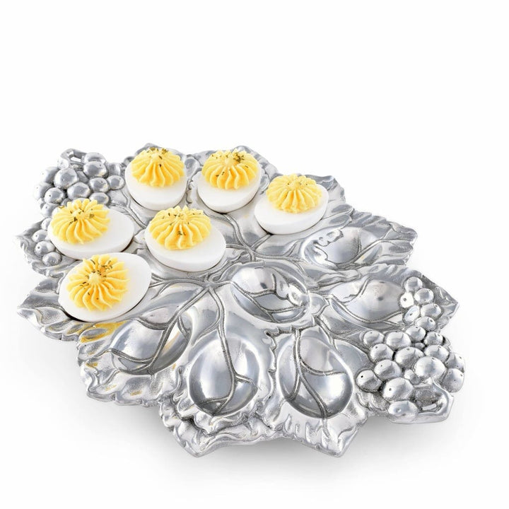 Arthur Court Deviled Egg Holder - Grape Servers Arthur Court 