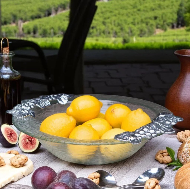 Arthur Court Glass Salad Bowl - Grape Dinnerware Arthur Court 