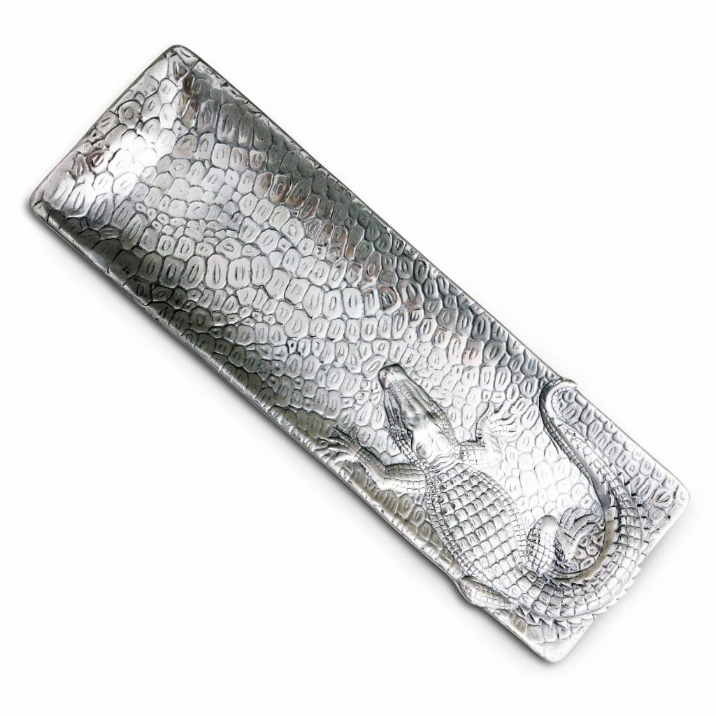 Arthur Court Oblong Tray - Alligator Trays Arthur Court 