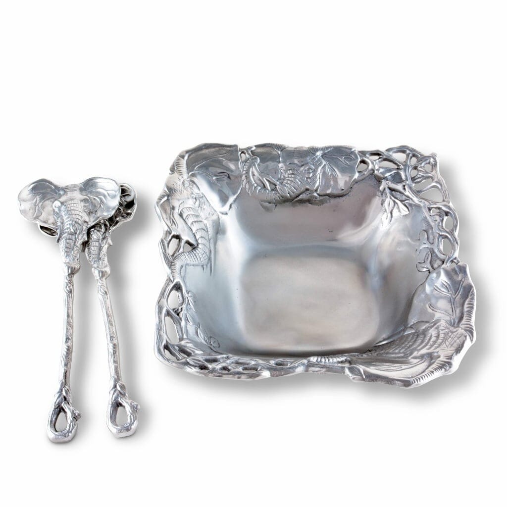 Arthur Court Salad Set 3-Pc - Elephant Servers Arthur Court 