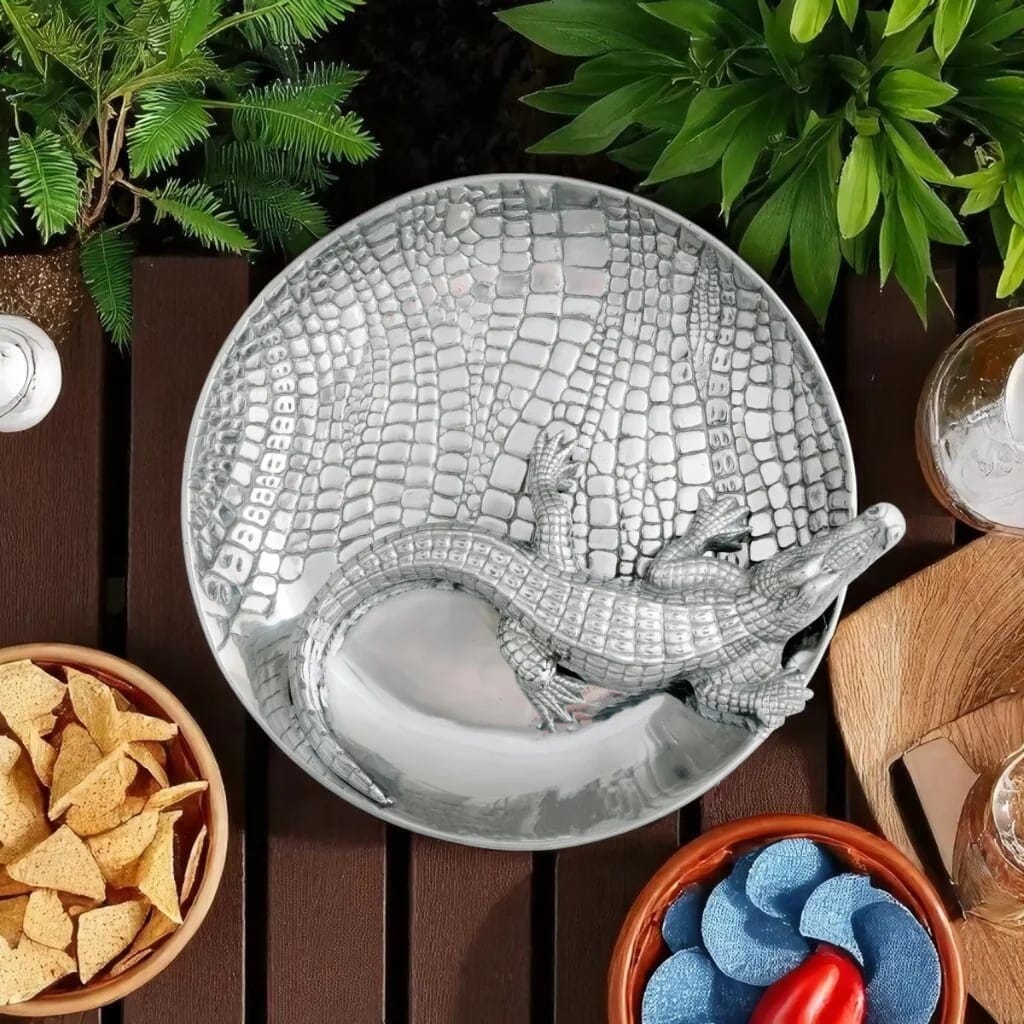 Arthur Court Chip and Dip - Alligator Chip & Dip Arthur Court 