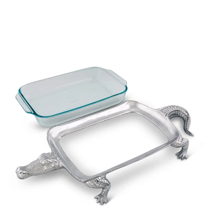 Arthur Court Pyrex Holder 3qt - Alligator Servers Arthur Court 