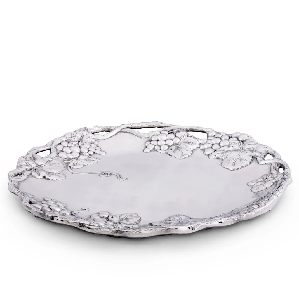 Arthur Court Round Tray 15 Inches - Grape Trays Arthur Court 