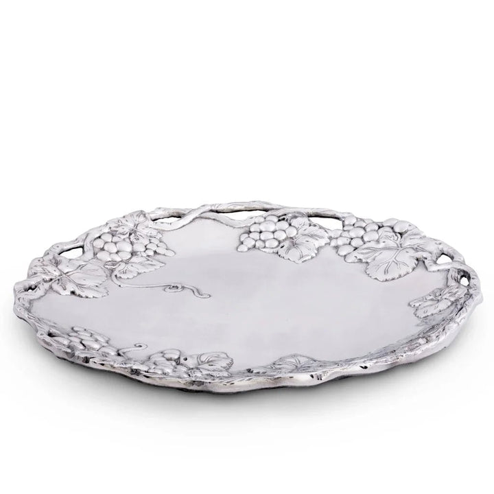 Arthur Court Round Tray 15 Inches - Grape Trays Arthur Court 