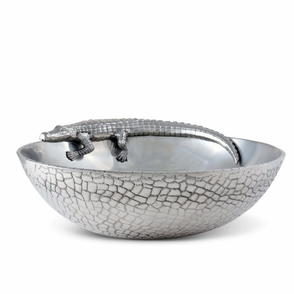 Arthur Court Bowl - Alligator Figural 12 Inches Bowls Arthur Court 