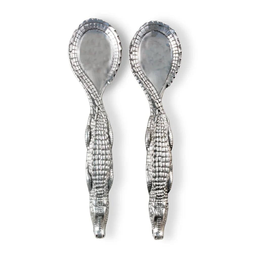 Arthur Court Serving Set - Alligator Figural Servers Arthur Court 