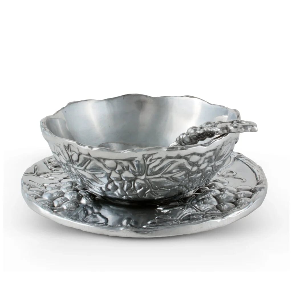 Arthur Court Condiment Server - Grape Servers Arthur Court 