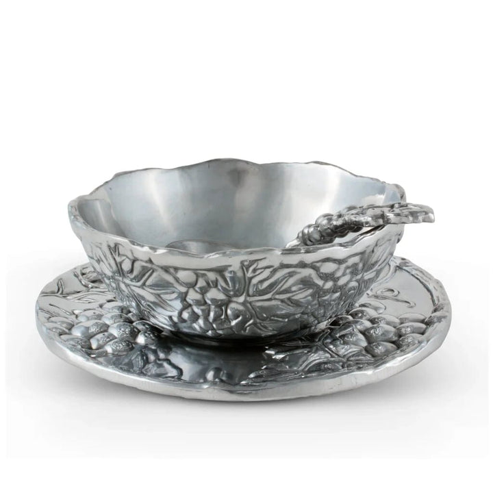 Arthur Court Condiment Server - Grape Servers Arthur Court 