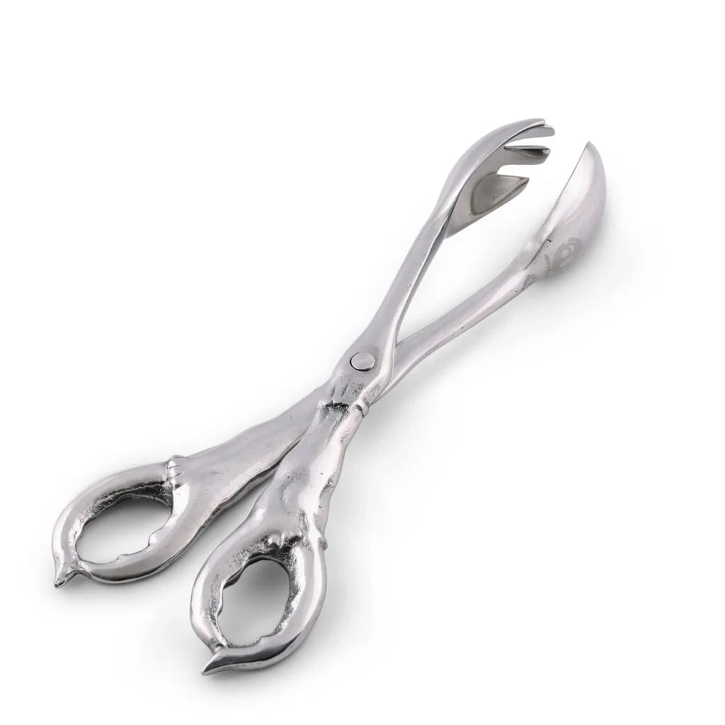 Arthur Court Salad / Ice Tongs - Crab Barware Arthur Court 