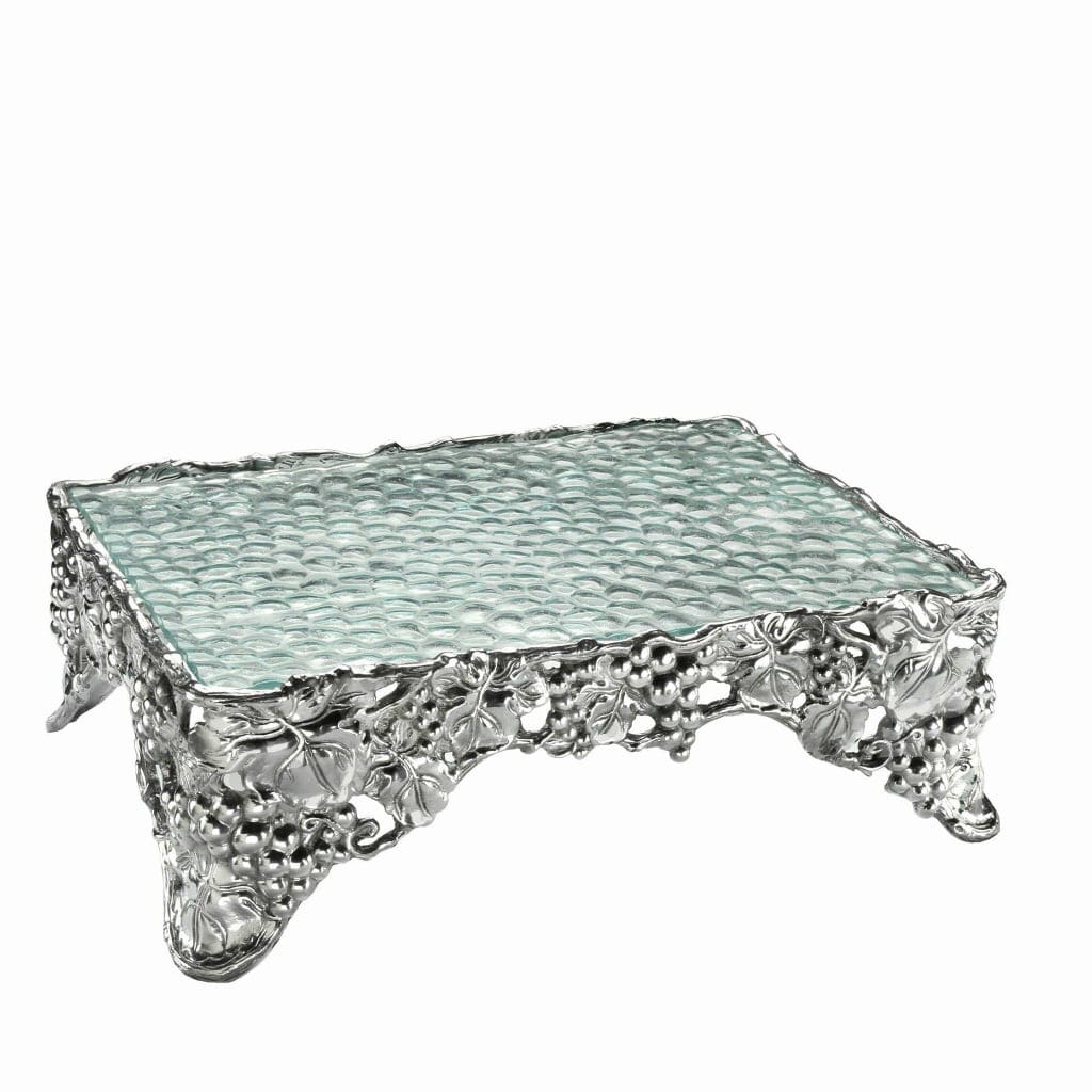 Arthur Court Cake Pedestal Sheet - Grape Servers Arthur Court 