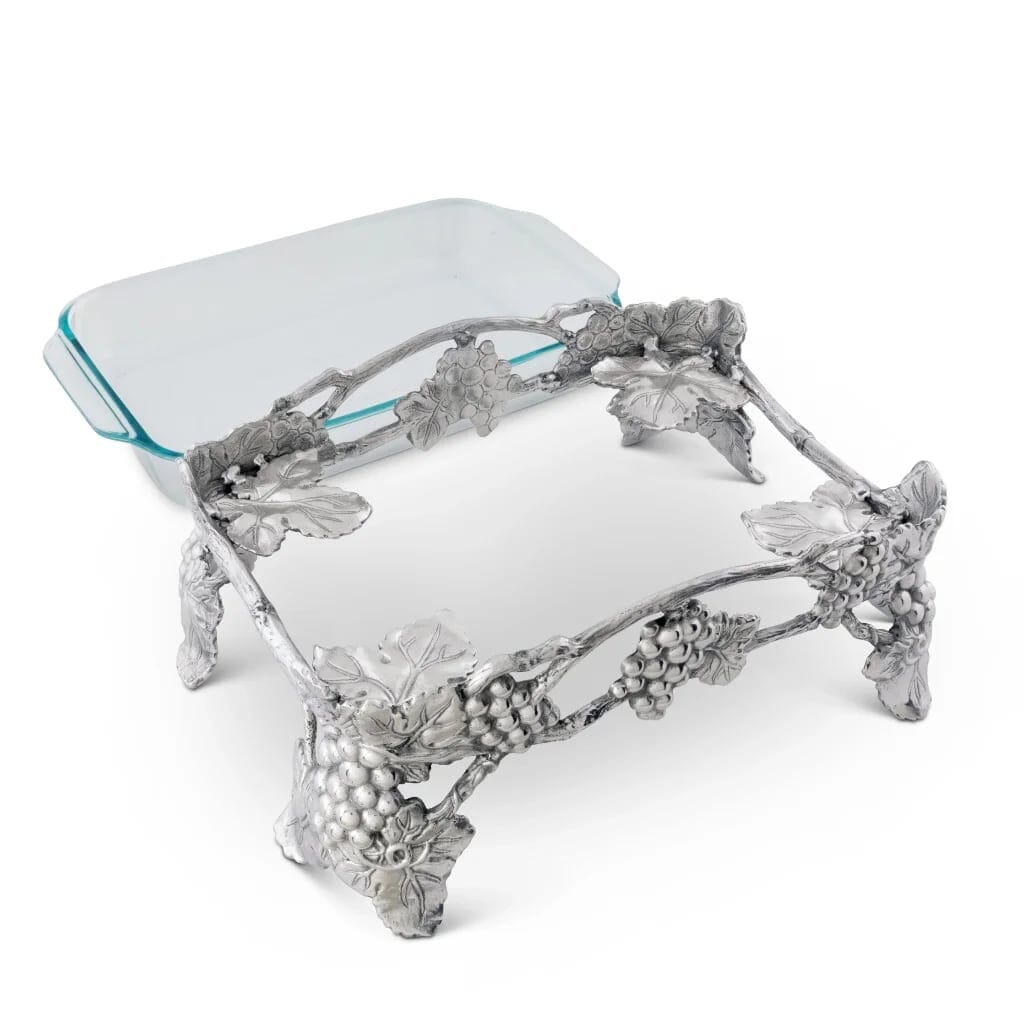 Arthur Court Pyrex Holder 3qt - Grape - Elevated Servers Arthur Court 
