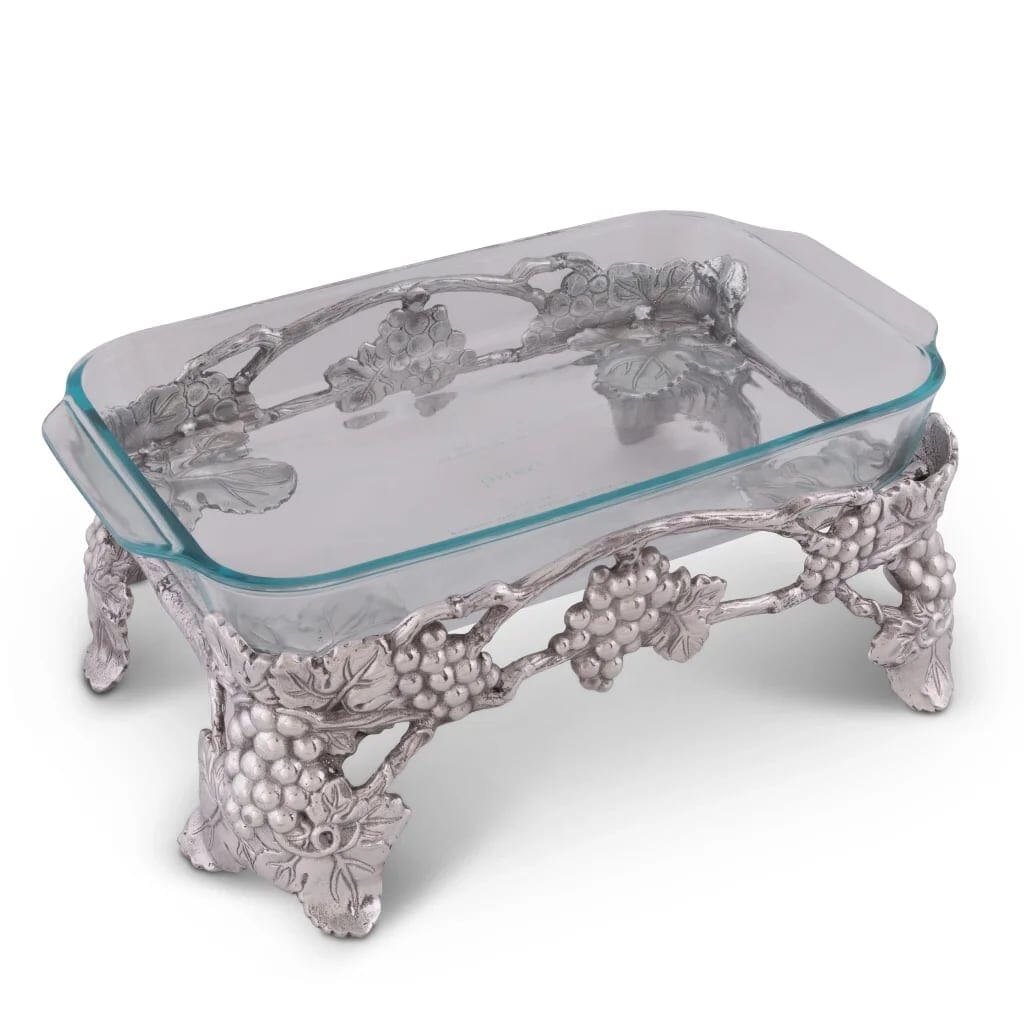 Arthur Court Pyrex Holder 3qt - Grape - Elevated Servers Arthur Court 