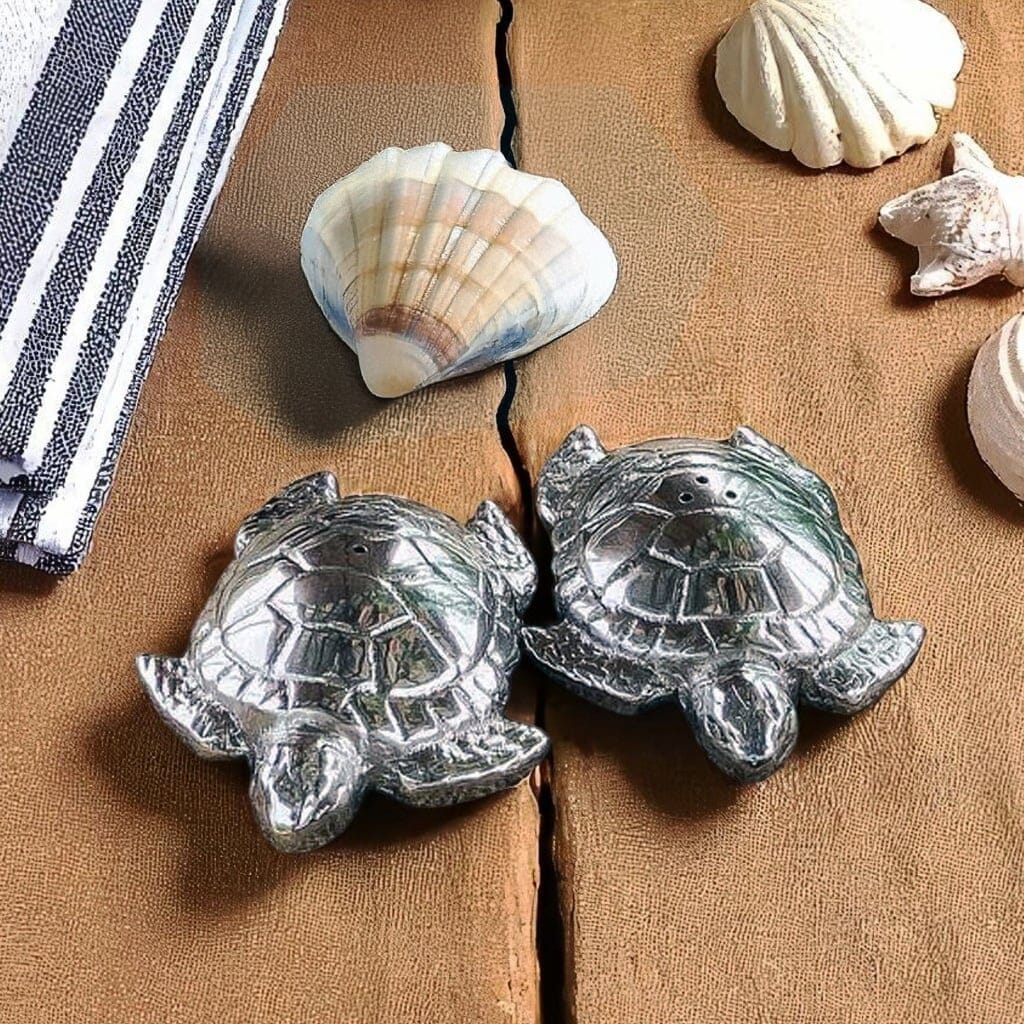 Arthur Court Salt and Pepper Set - Sea Turtle Salt & Pepper Arthur Court 
