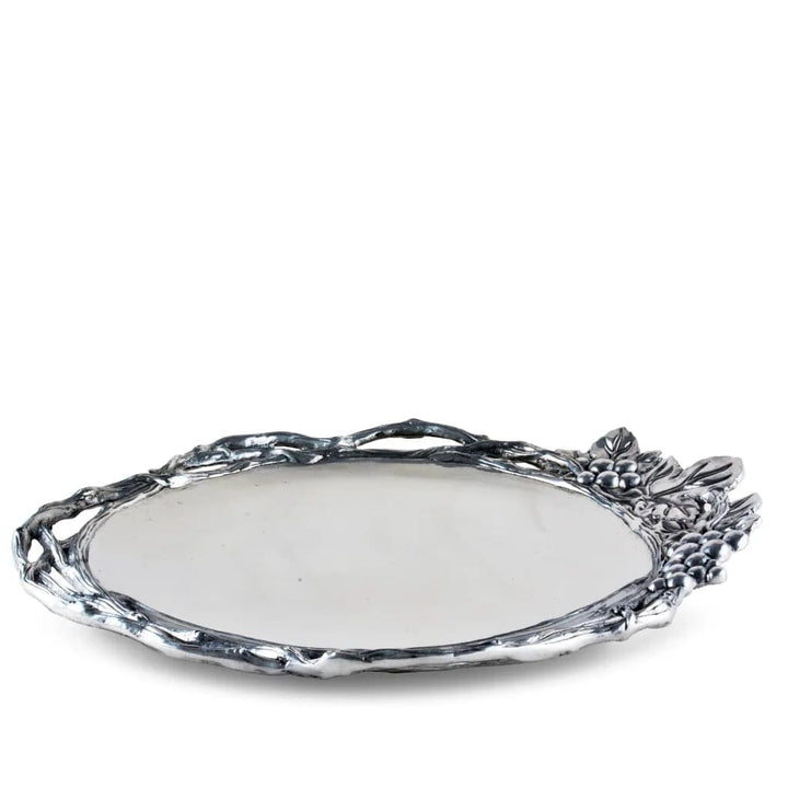 Arthur Court Round Tray Large - Grape Open Vine Trays Arthur Court 