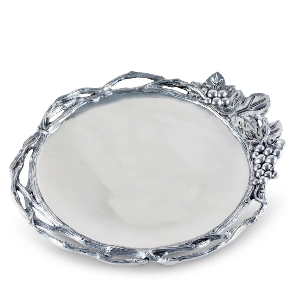 Arthur Court Round Tray Large - Grape Open Vine Trays Arthur Court 