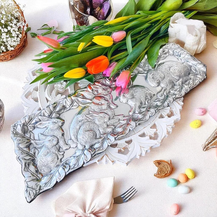 Arthur Court Oblong Tray - Bunny Trays Arthur Court 