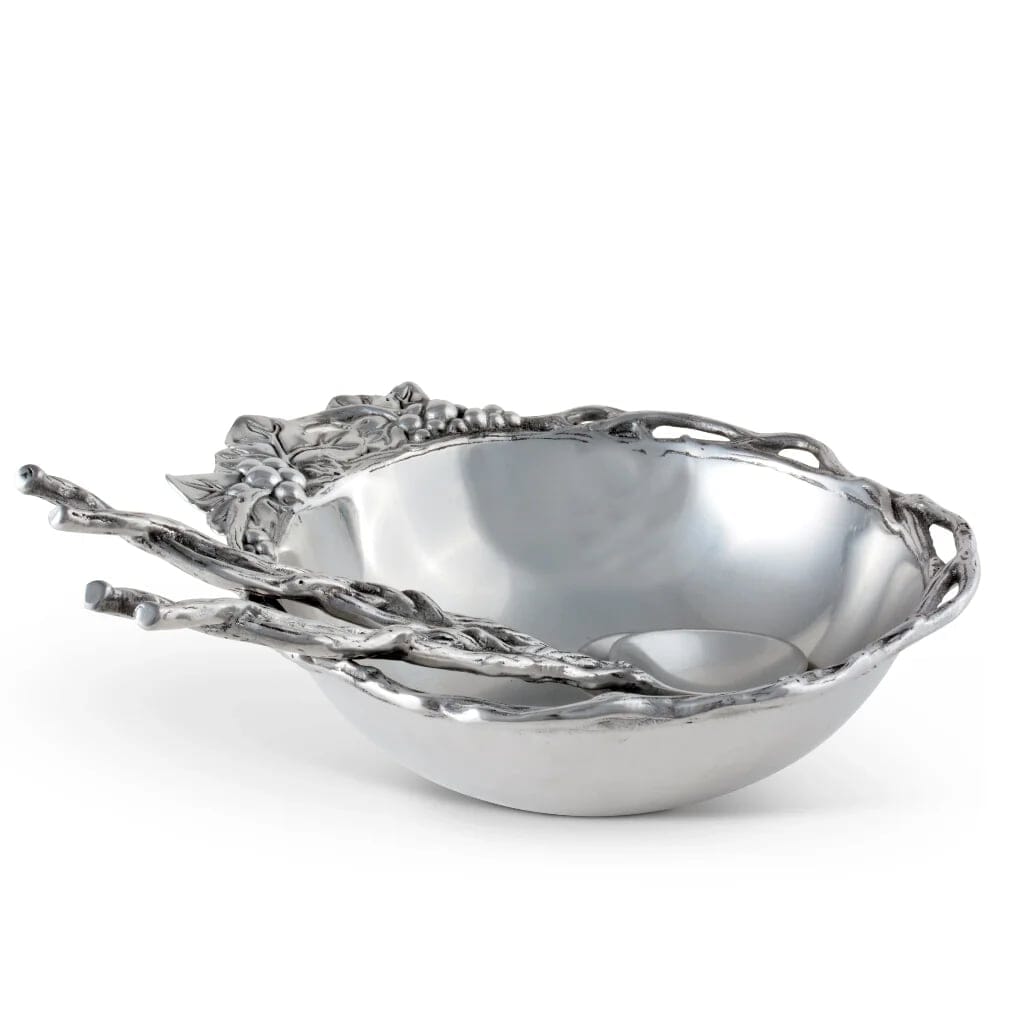Arthur Court Salad Set 3-Pc - Grape Open Vine Servers Arthur Court 
