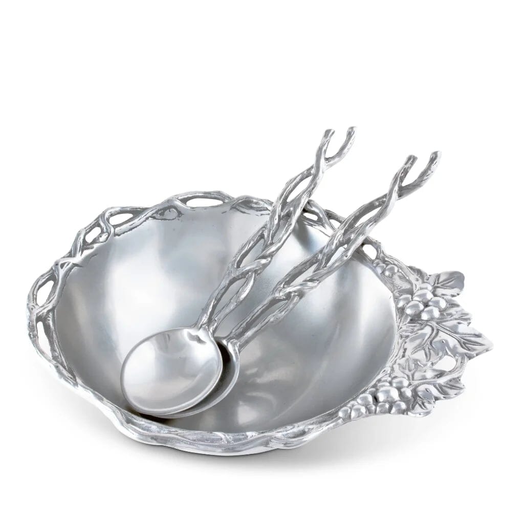 Arthur Court Salad Set 3-Pc - Grape Open Vine Servers Arthur Court 