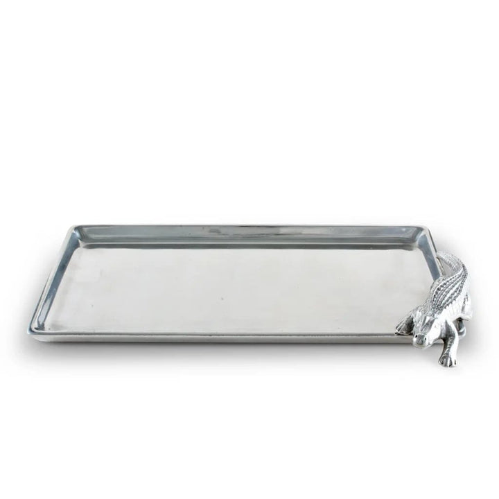 Arthur Court Tray Figural 6 Inches x 12 Inches - Alligator Trays Arthur Court 