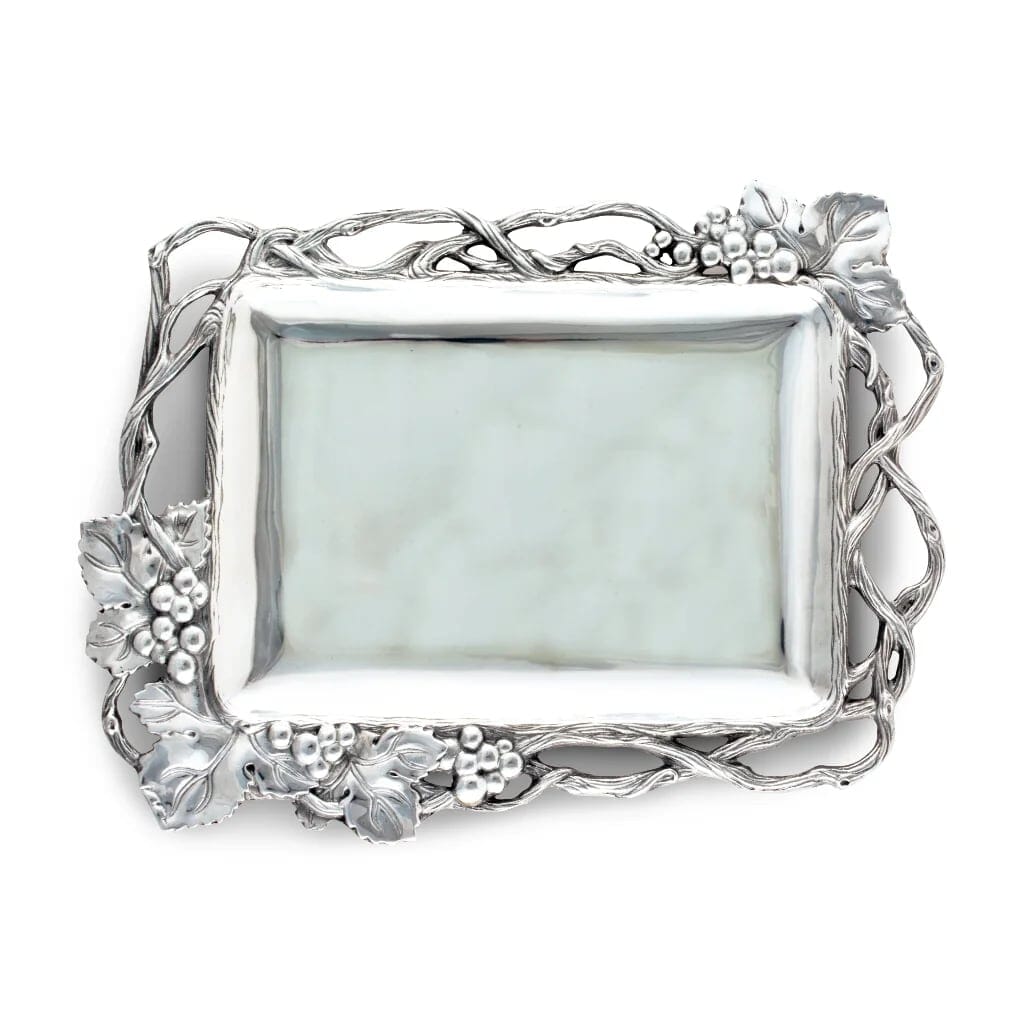 Arthur Court Rectangle Tray - Grape Open Vine Trays Arthur Court 