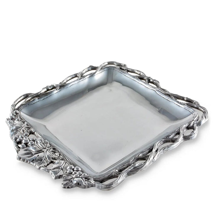 Arthur Court Square Tray 12 Inches - Grape Open Vine Trays Arthur Court 