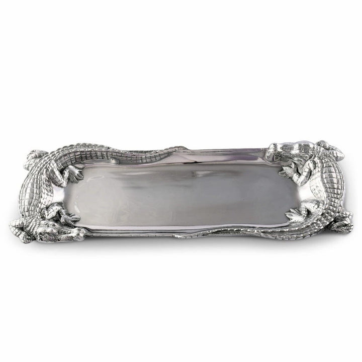 Arthur Court Oblong Tray - Alligator Figural Trays Arthur Court 
