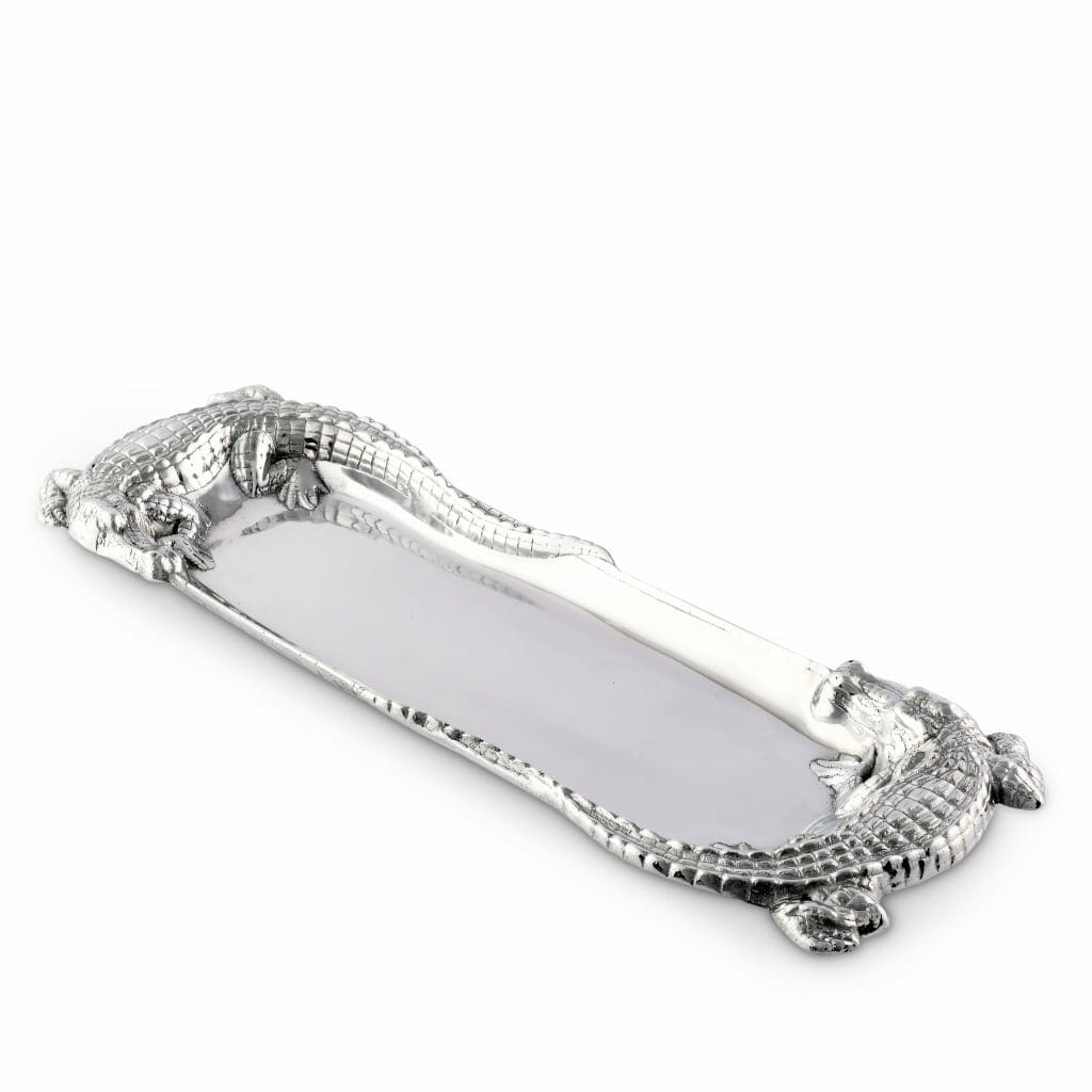 Arthur Court Oblong Tray - Alligator Figural Trays Arthur Court 
