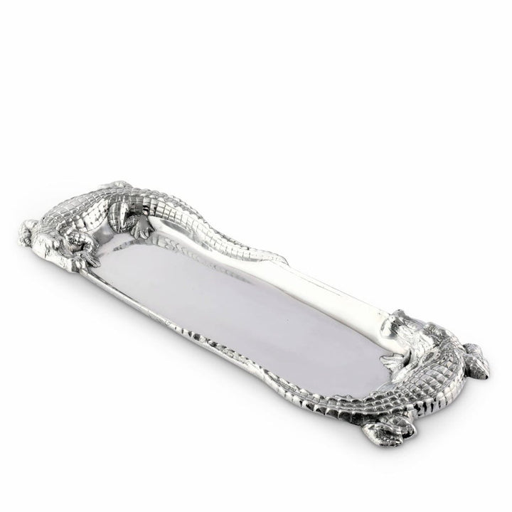 Arthur Court Oblong Tray - Alligator Figural Trays Arthur Court 
