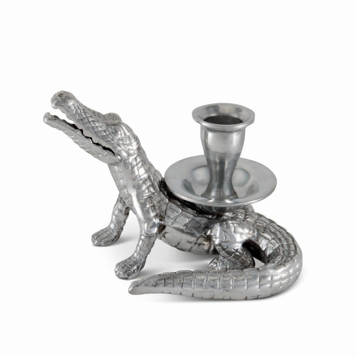 Arthur Court Candle Holder - Alligator Candle Holders Arthur Court 