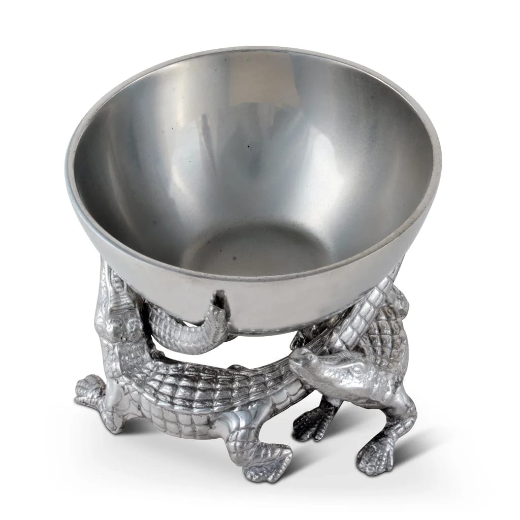 Arthur Court Bowl Elevated 5.5 Inches - Alligator Bowls Arthur Court 