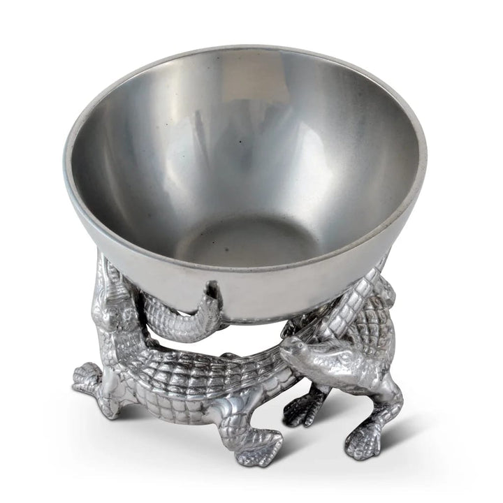 Arthur Court Bowl Elevated 5.5 Inches - Alligator Bowls Arthur Court 