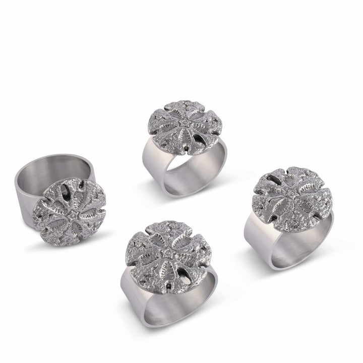 Arthur Court Napkin Rings (4) - Sand Dollar Dinnerware Arthur Court 